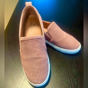 Women's Pink Slip-On Sneakers